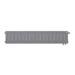 Радиатор Royal Thermo PianoForte 200 /Silver Satin - 18 секц. VDR 4