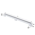 Конвектор напольный Royal Thermo STEP-80/130/2200-1-N-WT-LG-NA 2