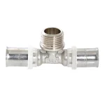 Тройник пресс Valtec VTm.233.N.160416 НР 16х1/2"х16 4