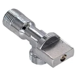 Кран шар. CTM д/сантех. прибор. угл. 1/2"х1/2" ш/ш с отражат. бабочка, хром. CAME1212 9