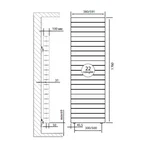 Радиатор Royal Thermo PianoForte Tower Bianco Traffico - 22 секц. 3