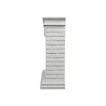 Портал Firelight Bricks 30 камень белый, белая эмаль 4