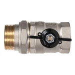 Кран шаровой латунный LD 47.32.В-ГШ.Б Ду 32 Ру 25 (бабочка с бир.) 5