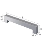 Конвектор напольный Royal Thermo STEP-130/130/800-2-N-SS-LG-NA 2