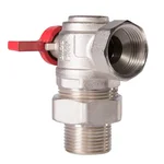 Кран шаровый угловой Royal Thermo OPTIMAL 1" НГ, бабочка 4