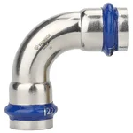 Угольник VARMEGA 90гр. двухраструбный Inox Press 35x35 1