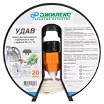 Шланг текстильный Джилекс "УДАВ" диаметр 40 х 1 1/2" для дренажных насосов белый (бухта 20 м) 9111 1