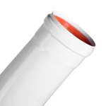 Удлинитель раздельного дымохода раструбн. Royal Thermo диам. 80, 500 мм 4