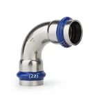 Угольник VARMEGA 90гр. двухраструбный Inox Press 54x54 2