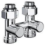 Узел нижнего подключения Royal Thermo Design прямой 1/2"х3/4"EK (хром) 1