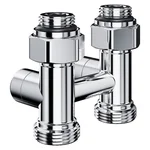 Узел нижнего подключения Royal Thermo Design прямой 1/2"х3/4"EK (хром) 2
