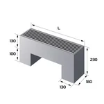 Конвектор напольный Royal Thermo STEP-130/180/500-2-N-SS-LG-NA 2