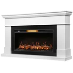 Каминокомплект: Очаг Royal Thermo Aurora RTFP/P-AR40LS, портал California 40, белый 1