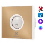 Вентилятор вытяжной серии Rainbow EAFR-120TH beige с таймером и гигростатом 1
