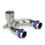 Водорозетка VARMEGA раструбная Inox Press ВР проходная 15x1/2" 2