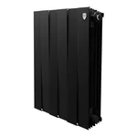 Радиатор биметаллический Royal Thermo PianoForte 500 Чёрный - 6 секц. 1