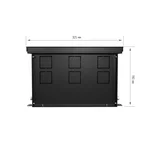 Конвектор внутрипольный Royal Thermo ATRIUM TURBO-190/300/1200-DG-U-NA 3