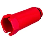 Заглушка Uni-Fitt монтажная Н 1/2" с прокладкой (красная) 1