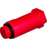 Заглушка Uni-Fitt монтажная Н 1/2" с прокладкой (красная) 2