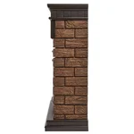 Портал Firelight Bricks Wood 30 камень темный, шпон венге 3
