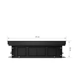 Конвектор внутрипольный Royal Thermo ATRIUM TURBO-80/250/2400-DG-U-DB 3