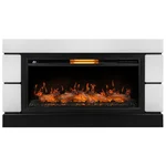 Каминокомплект: Очаг Royal Thermo Aurora RTFP/P-AR40LS, портал Moderno 42/40/36, белый 2