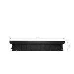 Конвектор внутрипольный Royal Thermo ATRIUM-75/400/1400-DG-U-BL 3