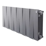 Радиатор биметаллический Royal Thermo PianoForte 300 Серебристый - 12 секц. 1