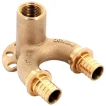Угольник REHAU настенный ВР 20/20-1/2" RX+ длинный , бронза 1