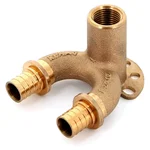 Угольник REHAU настенный ВР 20/20-1/2" RX+ длинный , бронза 2