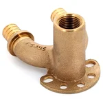 Угольник REHAU настенный ВР 20/20-1/2" RX+ длинный , бронза 3