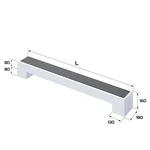 Конвектор напольный Royal Thermo STEP-80/180/1100-1-N-WT-LG-NA 2