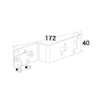 Кронштейн VIEIR для крепления водорозеток тип Z30 (150) 2