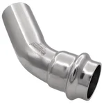 Уголок VIEIR 45 град. нерж. сталь 15а×15 VER-PRO (100/5) 1